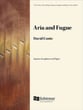 Aria and Fugue Soprano Sax and Organ cover